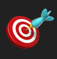 Target icon symbolizing math precision