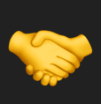 Handshake icon for student support